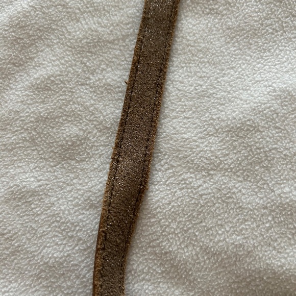 Madewell Women's Gold Metallic Leather The Simple Circle Crossbody Bag, Small - Picture 11 of 16